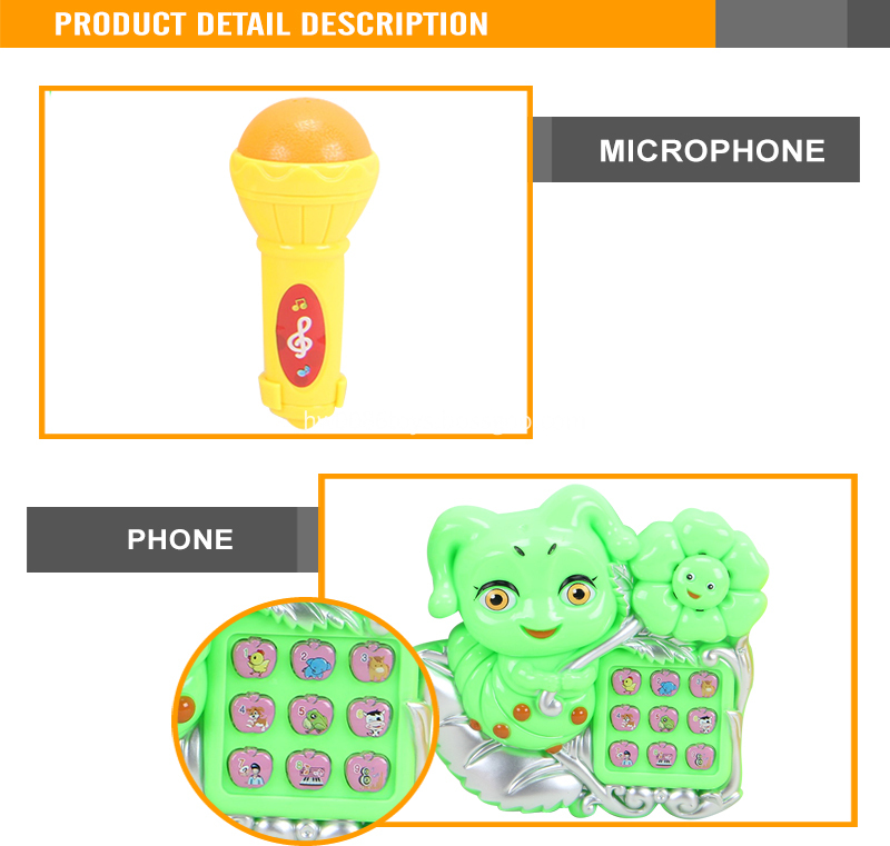 Plastic Kid Musical Telephone Toy