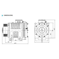 Máquina de tração de elevação não-gearbox