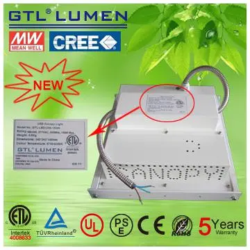 120W LED canopy light ETL listed