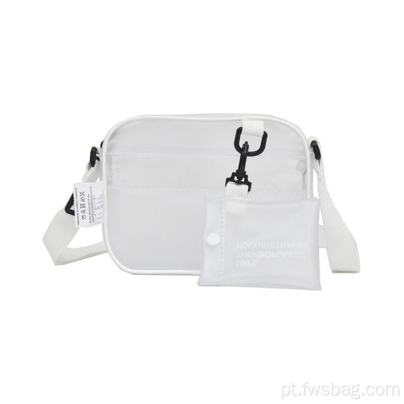 2022 Verão Clear PVC Crossbody Beach Bol