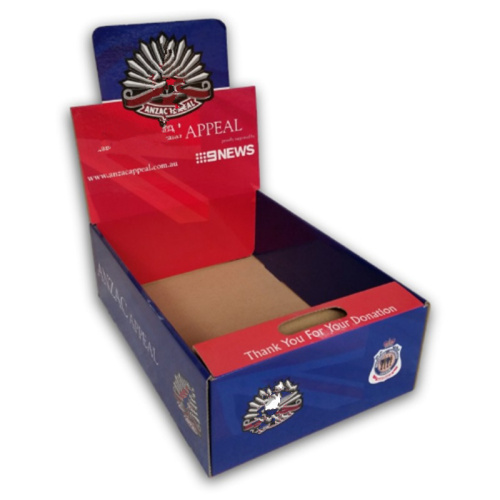 Wholesale Custom Printed Corrugated Paper Display Stand Box