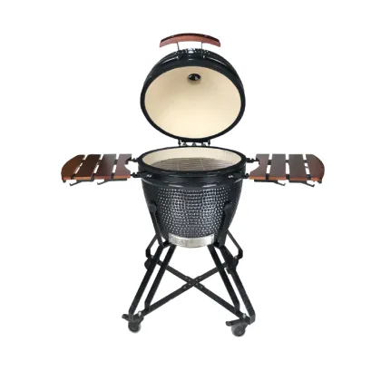 KIMSTONE 23.5 Inch Smoker Barbecue Grills Kamado Joe Ceramic BBQ