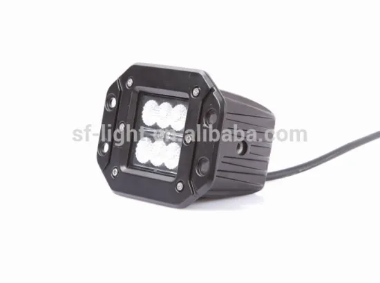 18w Double row C REE led work pods light , 4x4 off-road ATV truck mining heavy duty vehicles Flush Mount