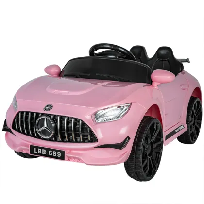 6V Kids Electric Ride-on Car: Powerwheel Battery Operated 2-Seater Electric Car for Kids
