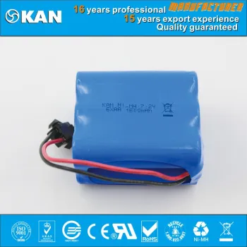 KAN nimh 7.2V 6xAA1600mAh rechargeable battery for robotic vacuum cleaner