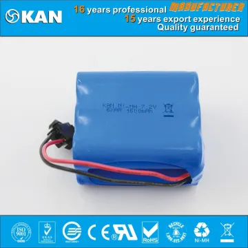 KAN nimh 7.2V 6xAA1600mAh rechargeable battery for robotic vacuum cleaner