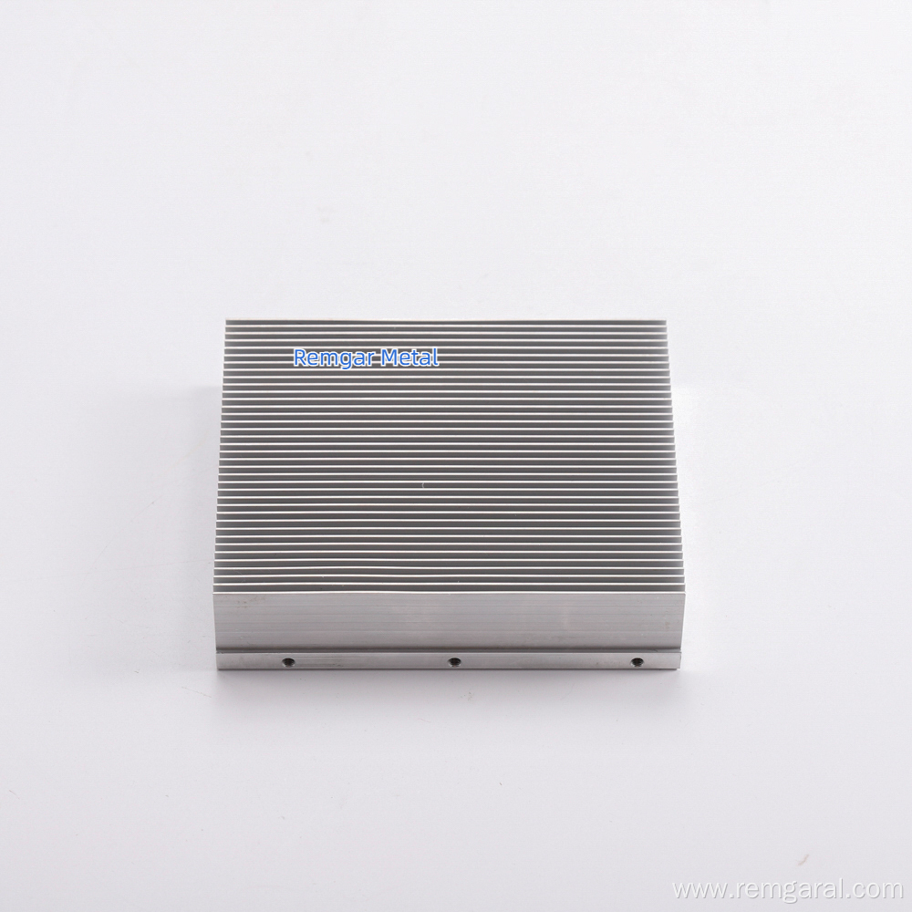 Custom Extruded square aluminum heatsink