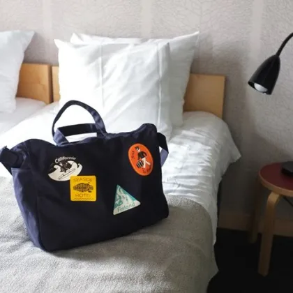 Mido canvas pockets for a travelling bag