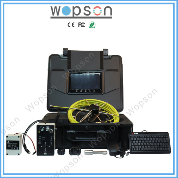 Professional Stainless Steel Housing Pipe Camera with 12 Months Warranty
