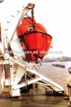 Factory Marine Gravity Rolling Type Lifeboat Davit