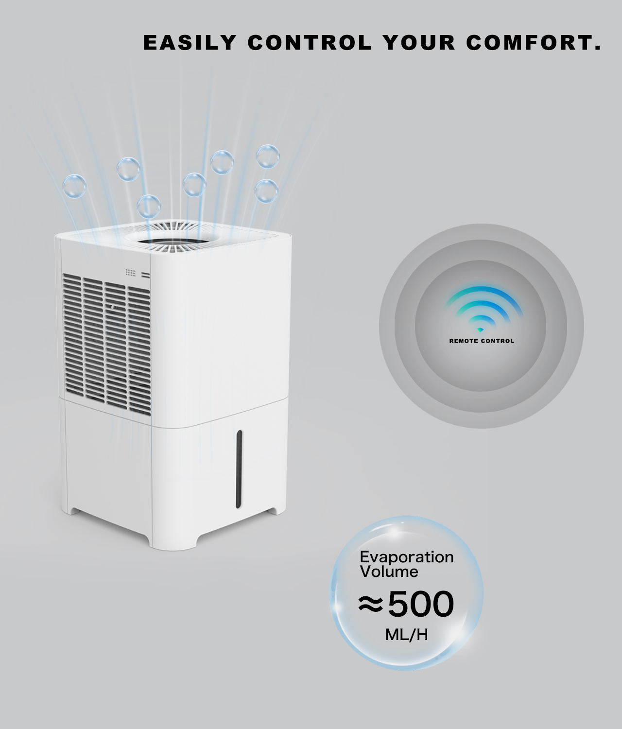 HTJ-2328A humidifier evaporation volume