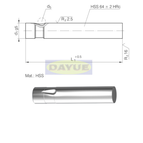 Aangepaste ball lock punch voor matrijspersgereedschap