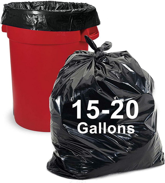 Plastic Garbage 19 x 21 Inches Poly Bag