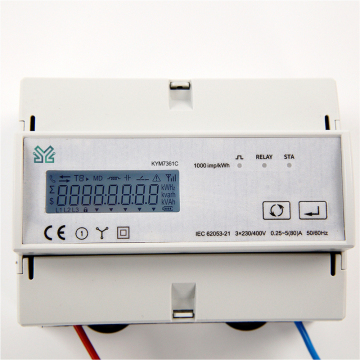 Tuya Zigbee Smart ثلاث مراحل DIN Rail Multi-Tariff KWH متر