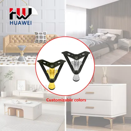 Gold & Black Butterfly Pattern sofa Leg