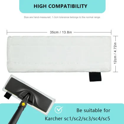 Steam Mop Cloth Covers for Karcher EasyFix SC2 SC3 SC4 SC5 Cleaners