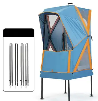 Windproof Pop Up Tent for Winter Camping, Hiking, and Ice Fishing