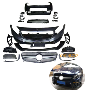X156 GLA45 Bodykit مع مصبغة لسيارة مرسيدس بنز GLA CLASS PUMPER 2015-2019
