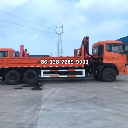 Dongfeng 9 Tonnes Palfinger Knuckle Boom Crane for Sale: A Folding Truck-Mounted Crane