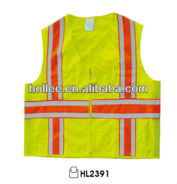 high visbility reflective safety vest