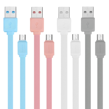 2015 New Arrive Remax 2.1A 1M TPE 2 in 1 mobile charger wire micro usb kabel