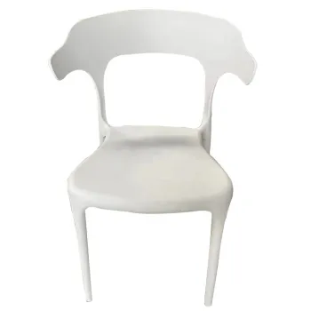 Modern Colorful Stackable PP Plastic Nordic Dining Chair for Leisure Restaurants