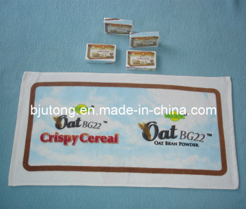 New Finished Customized Printed Compressed Velour Hand Towel (YT- 697)