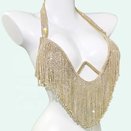 Popular Rhinestone Swimwear: Tassel Bikinis and Crystal Bikini Sets for a Stylish Beach Look