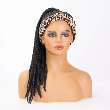 Aishili synthetic headband wigs hair braided wig  for woman