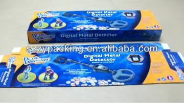 tuck corrugated packing box for metal detector