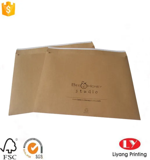 Recycled Brown Kraft Paper Envelop With Printing