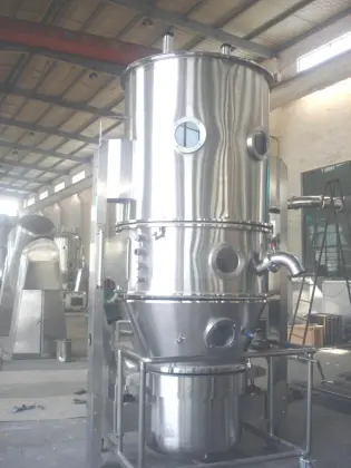 Instant coffee fluid bed granulator for instant beverages