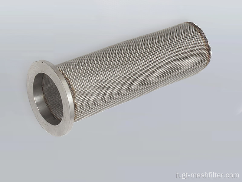 Tubo filtro in maglie in filo in acciaio inossidabile
