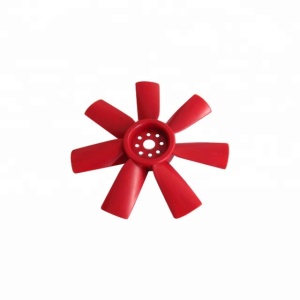 Red plastic components for Fan