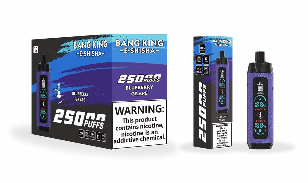 Bang King Shisha 25000 Puffs Vapes Dipeluk Borong