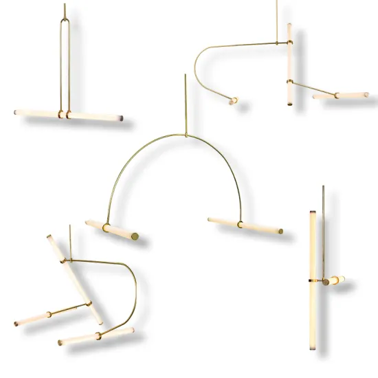 Custom Acrylic Rod Arc Pendant Light 2023 for Projects