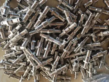 CNC machining hardware joint thread union elbow nipple