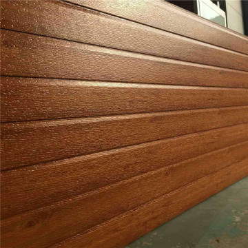 Faux wood insulation wall siding panel