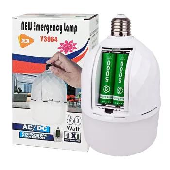 High Quality Rechargeable LED Light Bulbs with Batteries and Hanging Hook