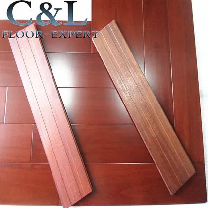 African Natural Color Waterproof Santos Mahogany Wood Flooring