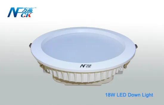 18watt 1200lm Recessed Led Downlight , 5000k Smd Led Down Lights