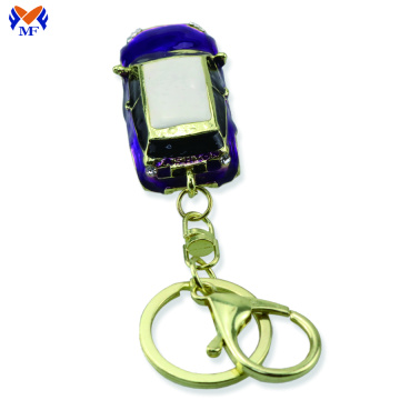 Metal custom vintage car shape cute keychain