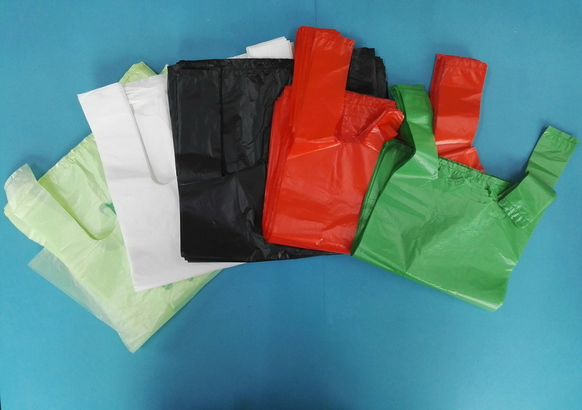 Food Vegetables Fruits Packing Hand Carry Carrier Shopping Garbage Trash Rubbish Packaging Bag