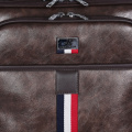 Hot-selling pu leather luggage lattop compartment inside