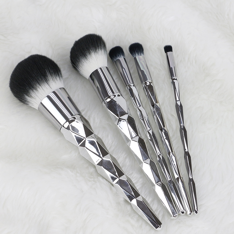 Sliver 5 Pcs Makeup Brush