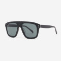 Pilot Square Acetate Unisex Sunglasses