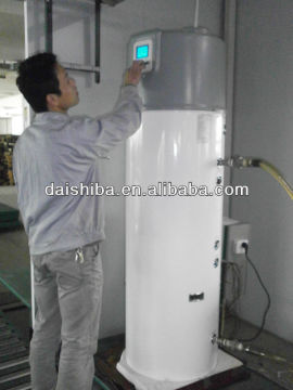 All in one Domestic Hot Water Heat Pump, air to wate bathroom water heater, air heating pump, r410a,3kw, 100L~300L,CE,