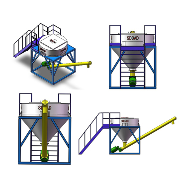 SDCAD Customizable Big Bag Discharger: Automatic Packaging Solution