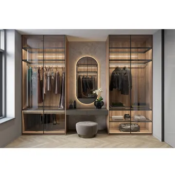 Modern Wood Bedroom Wardrobes