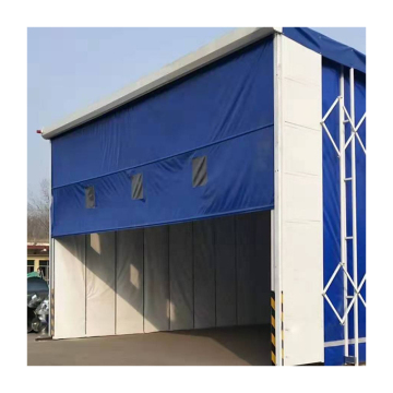 Customizable Retractable Spray Booth for Industrial Painting Needs